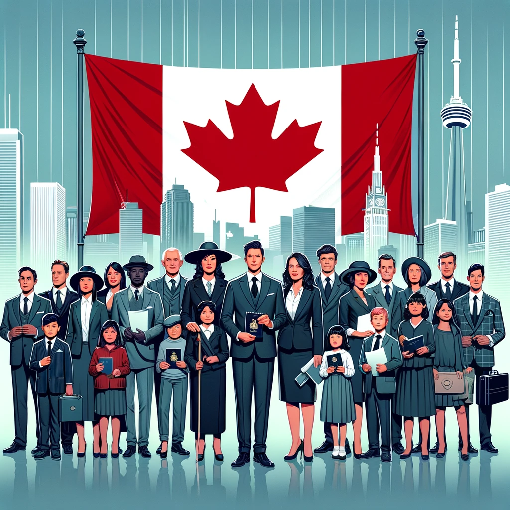 Canadian family class of immigration