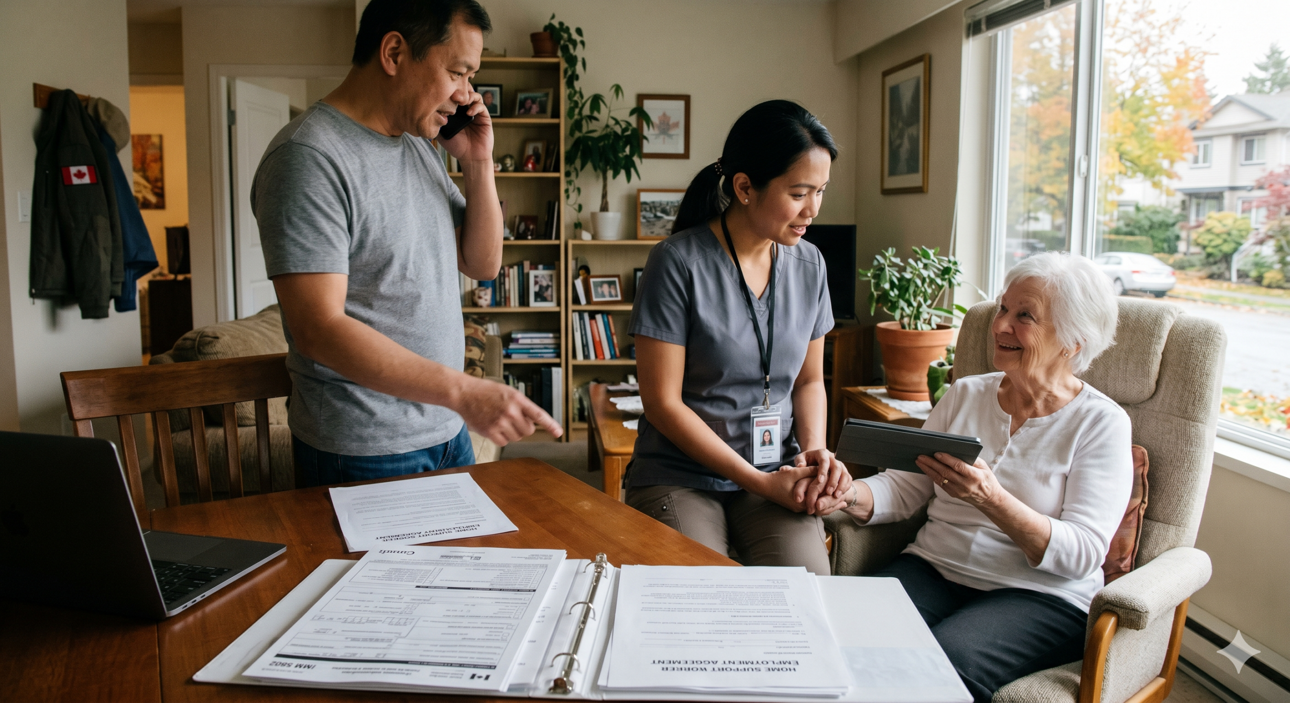In-home caregiver work permit in Canada