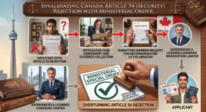 Overturn Canada security inadmissibility with ministerial declaration